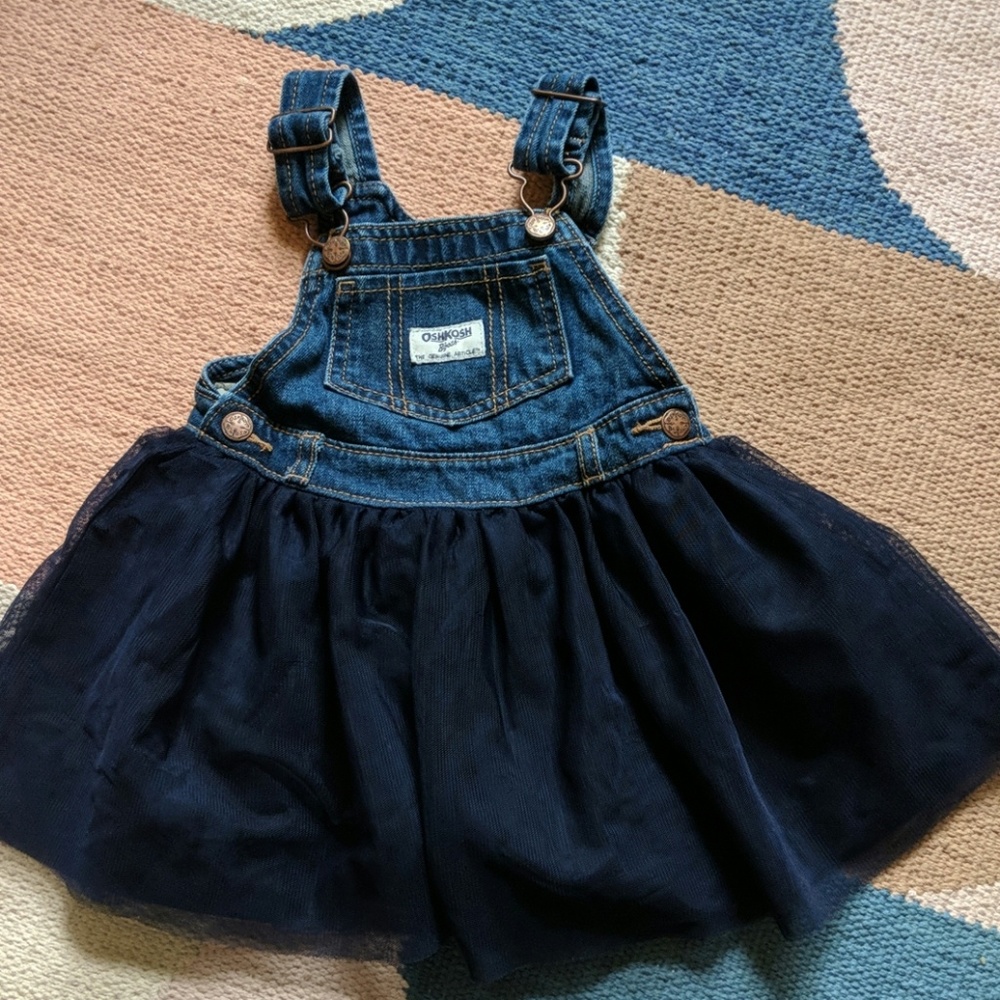 OshKosh denim and tulle jumper